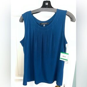 Kasper blue top